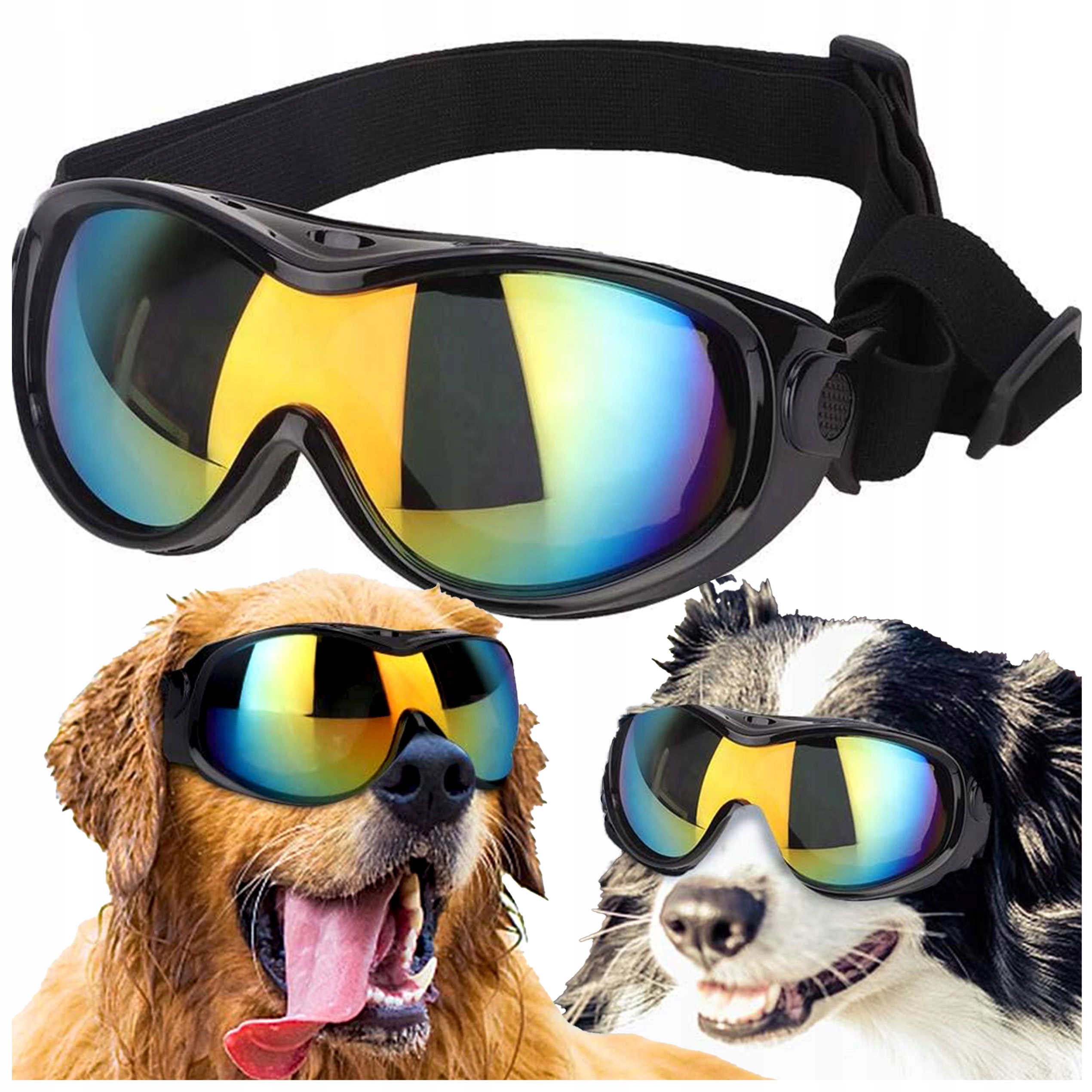 Sluneční Brýle Pro Psa Lyžařské Anti Uv Na Gumičce Pouzdro