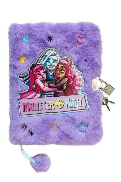 Reas Pack Zápisník se zámkem A5 - linkovaný - Monster High - M/61433