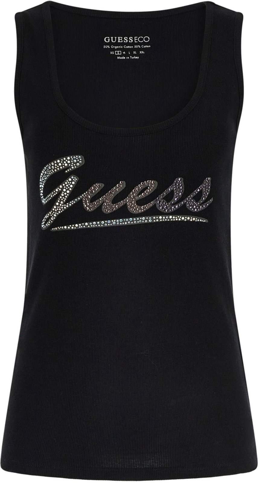 Guess Dámské tílko Slim Fit W4GP16 K1814-JBLK S