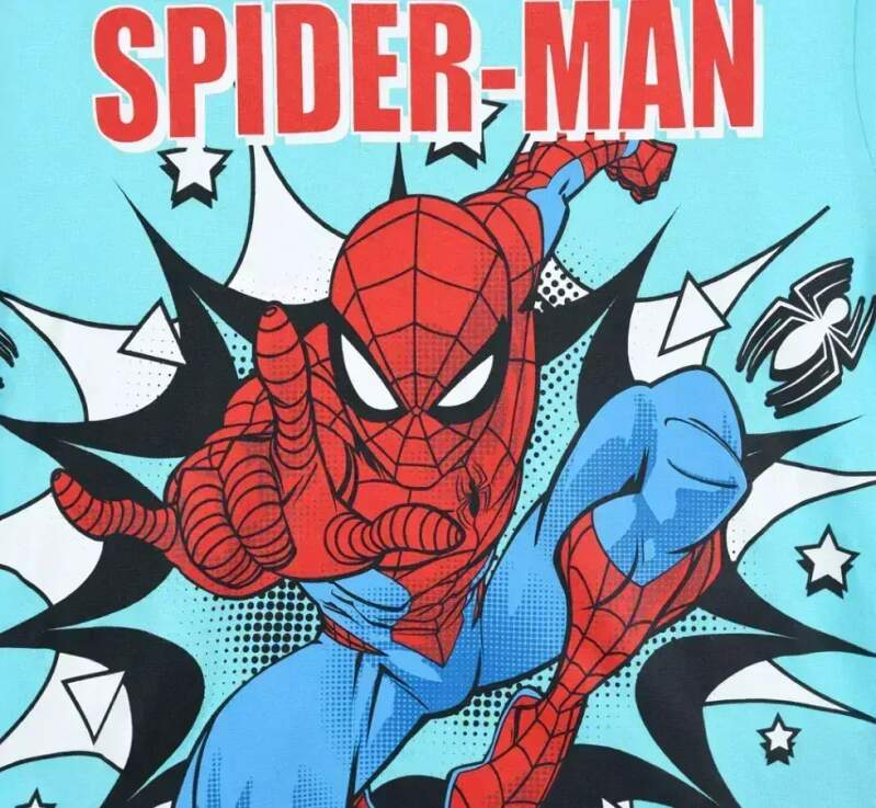 Dětské tyrkysové triko Spiderman, 4 roky