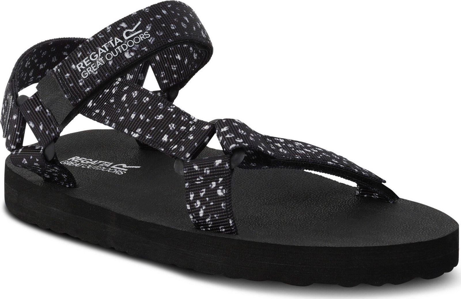 Sandály Regatta LdVendeavourSndle RWF811 Black White Polka Dot WKT