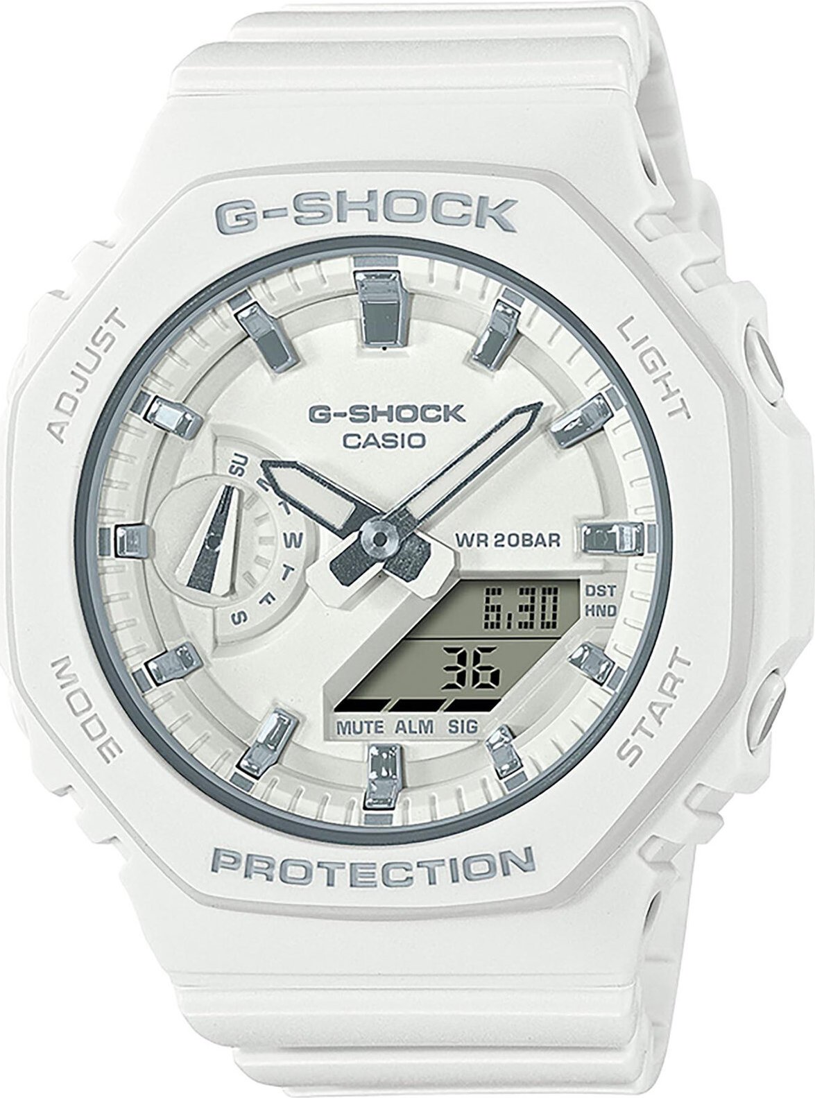 Hodinky G-Shock GMA-S2100-7AER White/White