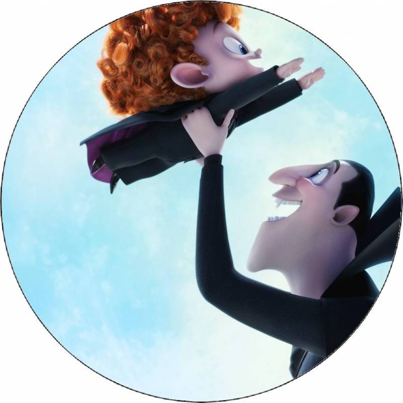 Jedlý papír Hotel Transylvania Drákula a Denis 19,5 cm - Pictu Hap