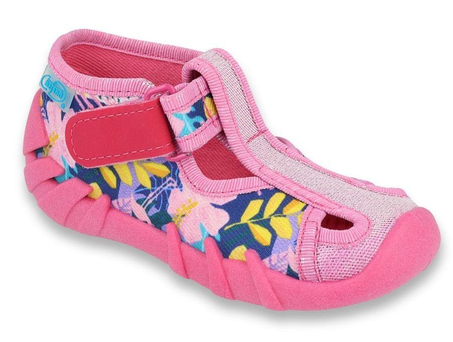 BEFADO 190P097 dívčí bačkorky 1SZ květy 21 190P097_21