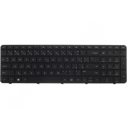 Kompatibilní AEZL2TNE010 klávesnice na notebook CZ/SK černá, bez podsvitu, s rámečkem