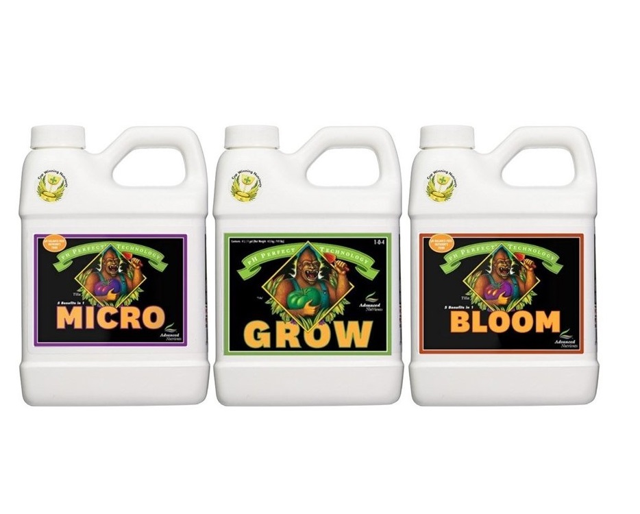 Sada hnojiv na konopí Grow-Micro-Bloom 1L Advanced Nutrients