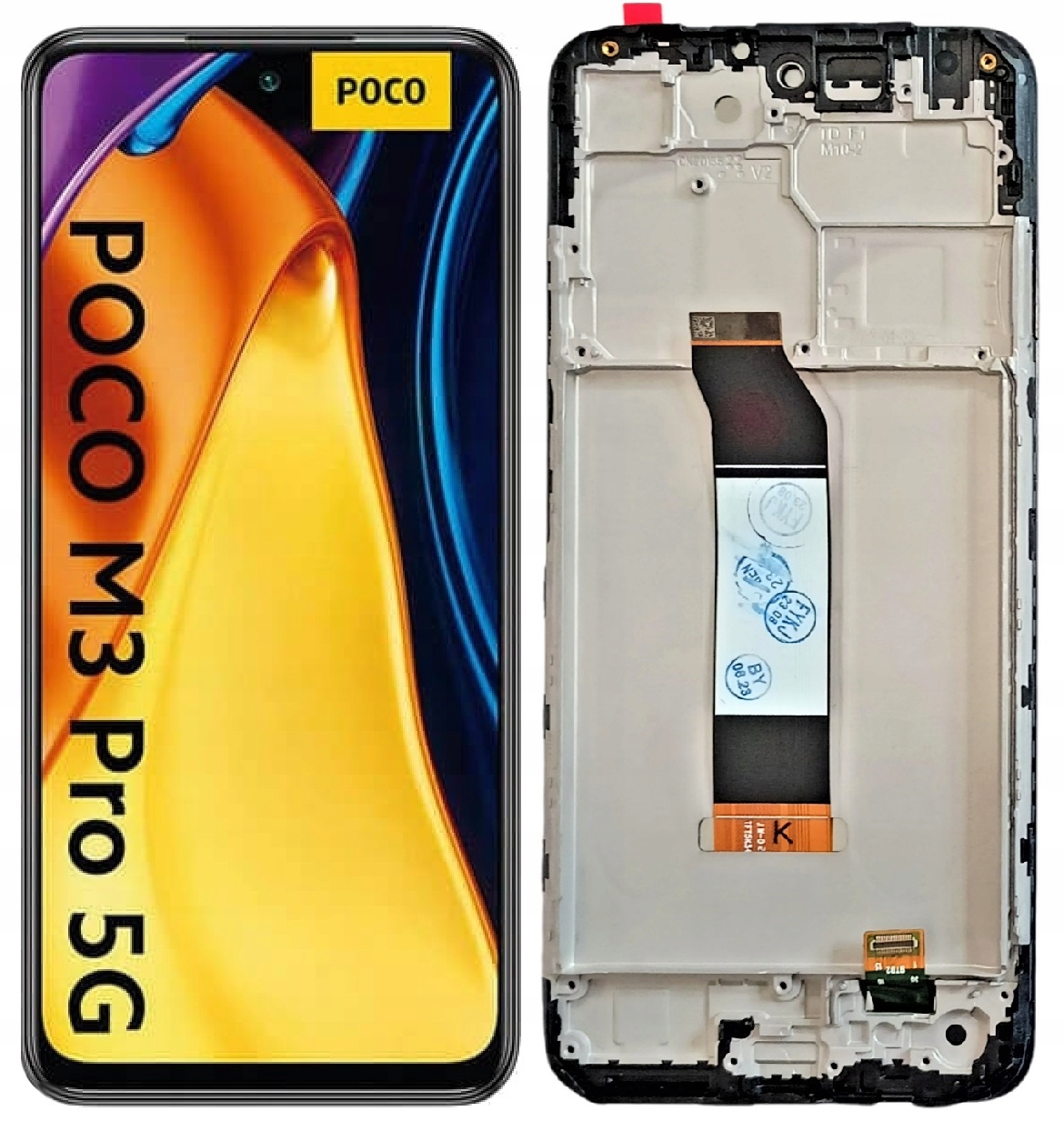 LCD Displej Pro Xiaomi Poco M3 Pro 5G Rámeček