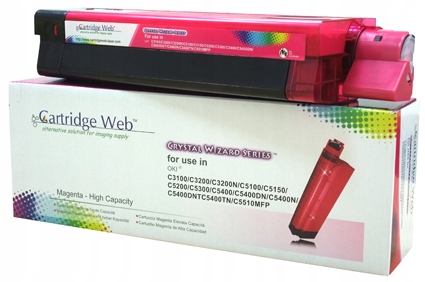 Toner Cartridge Web Magenta Oki C3100/C5100/C5450 náhradní 42804514/421274