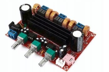 Audio zesilovač 2.1 2x50W 100W 12-24V