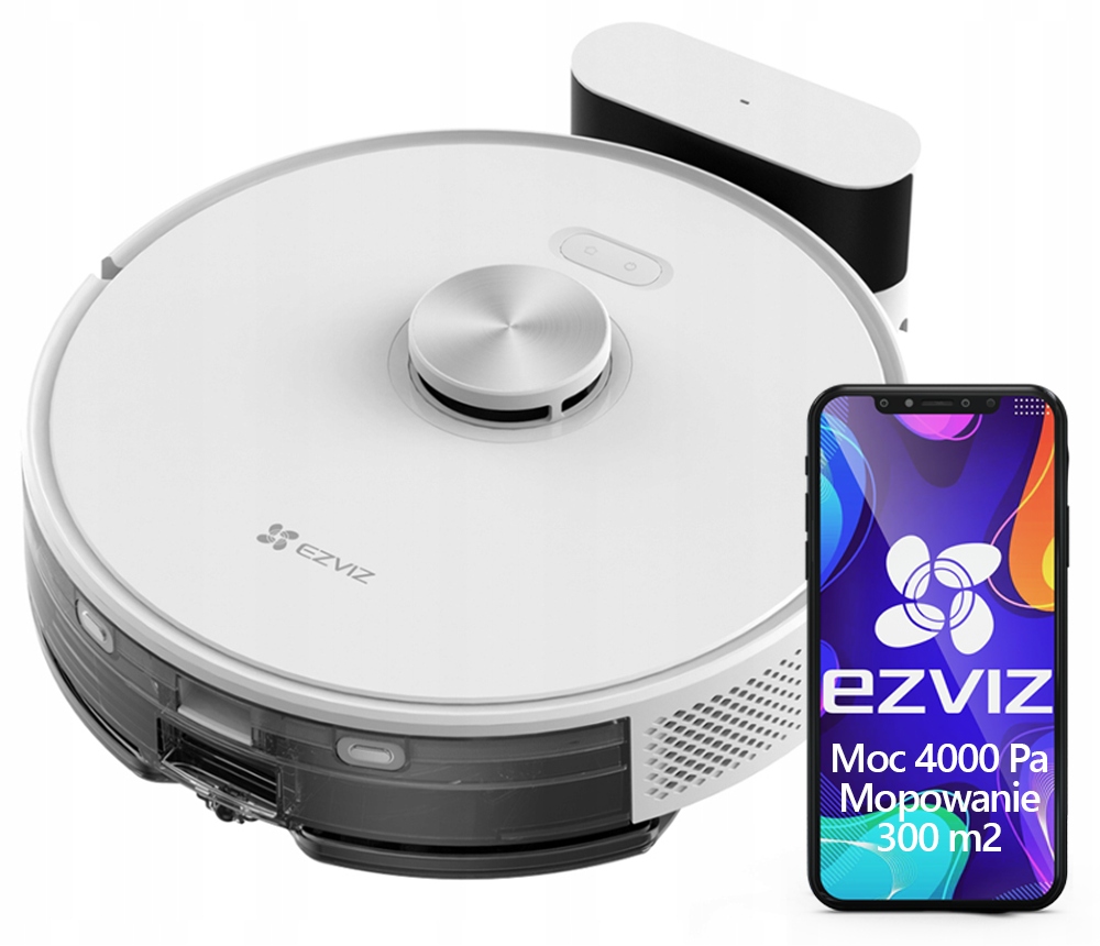 Uklízecí Robot Ezviz RE4 Výkonný vysavač 4000Pa Wifi aplikace