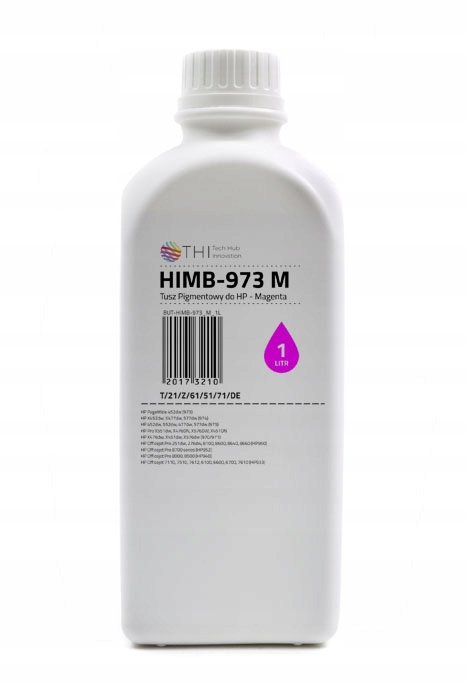Thi Ink-mate Pigmentový inkoust Hp HIMB973 Magenta 1l