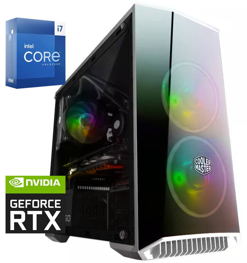 Počítač Core I7 Rtx 4060 32GB 512GB Ssd Windows 10 Wi-Fi Rgb