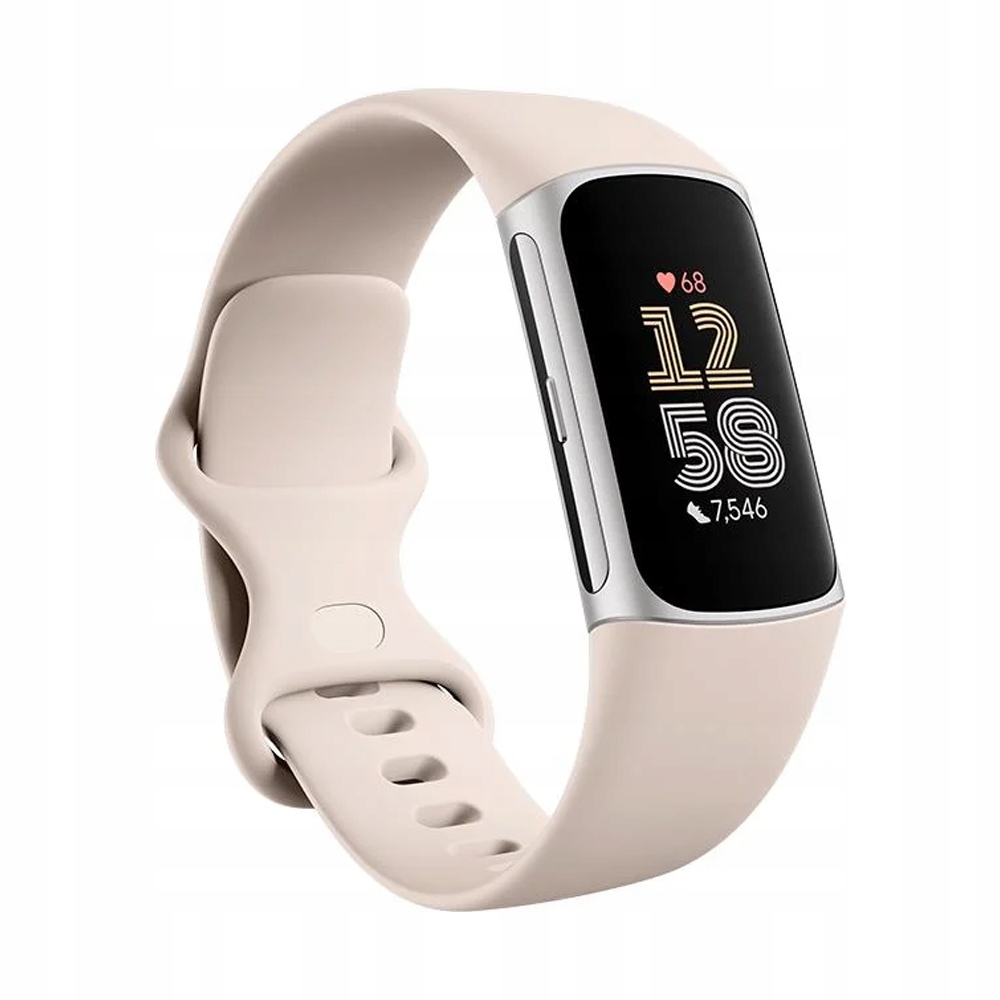 Fitbit Charge 6, Porcelain Silver