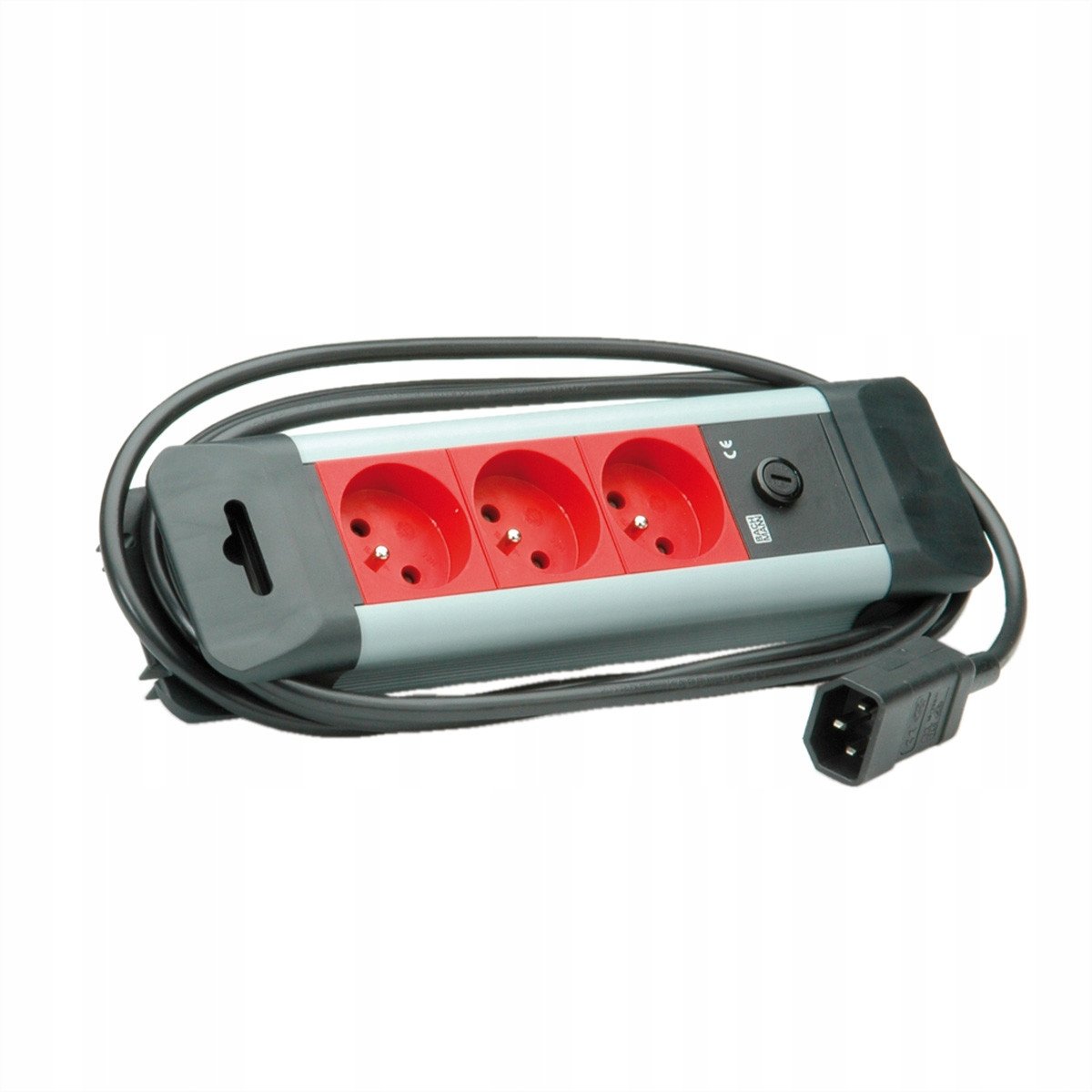 Bachmann Zásuvková lišta Ute 3x zásuvka 45° IEC320 C14 2m