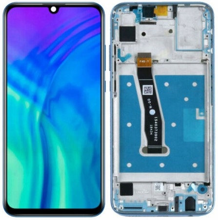 LCD Displej Huawei Honor 20 Lite Rámeček Blue