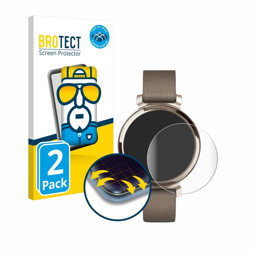 Ochranné fólie 2x BROTECT Flex Full-Cover Screen Protector for Garmin Lily 2