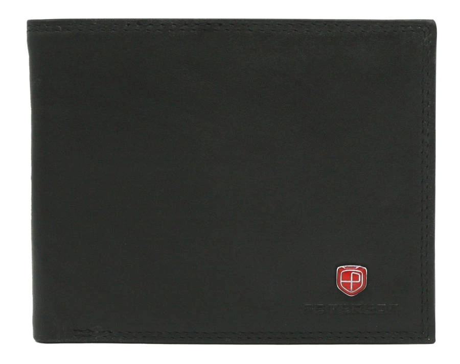 Peterson Pánská kožená peněženka Khnihs černá One size