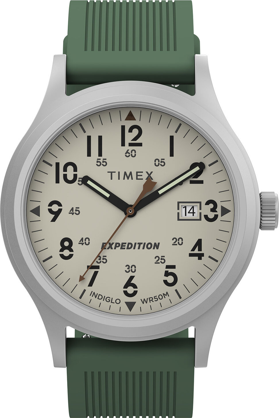 Hodinky Timex Scout TW4B30100 Silver/Green
