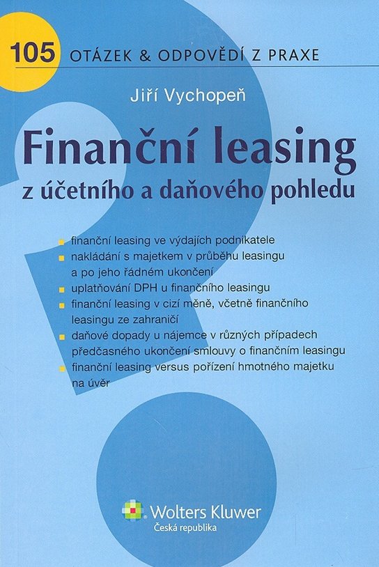 Finanční leasing z účetního a daňového pohledu