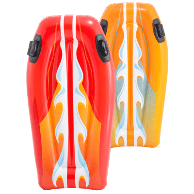 Matrace plovací do vody s úchyty - Červená