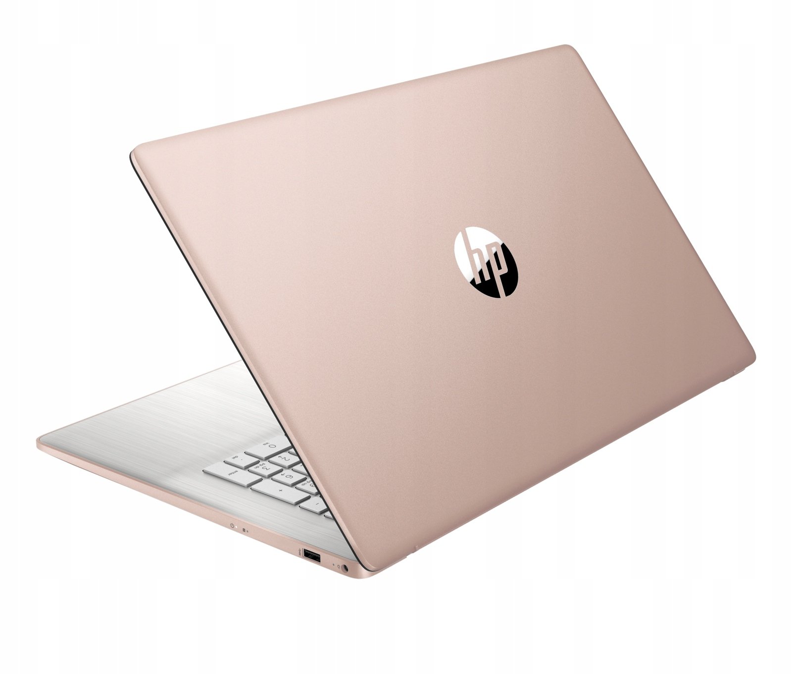 Růžový notebook Hp 17 Amd Ryzen 3 8GB Ssd 256GB Amd Radeon Dotyk Win 11