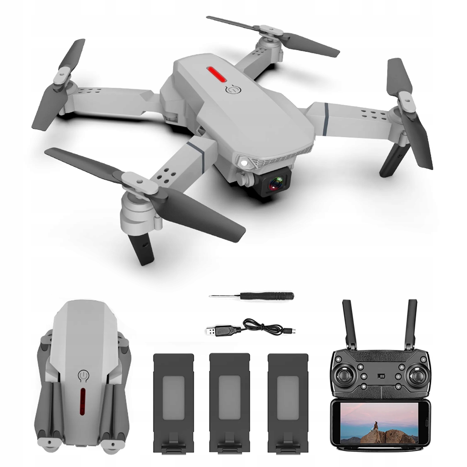Dron Kamera 4K Wifi Hd Fpv Rc Filp Qudcopter 100M