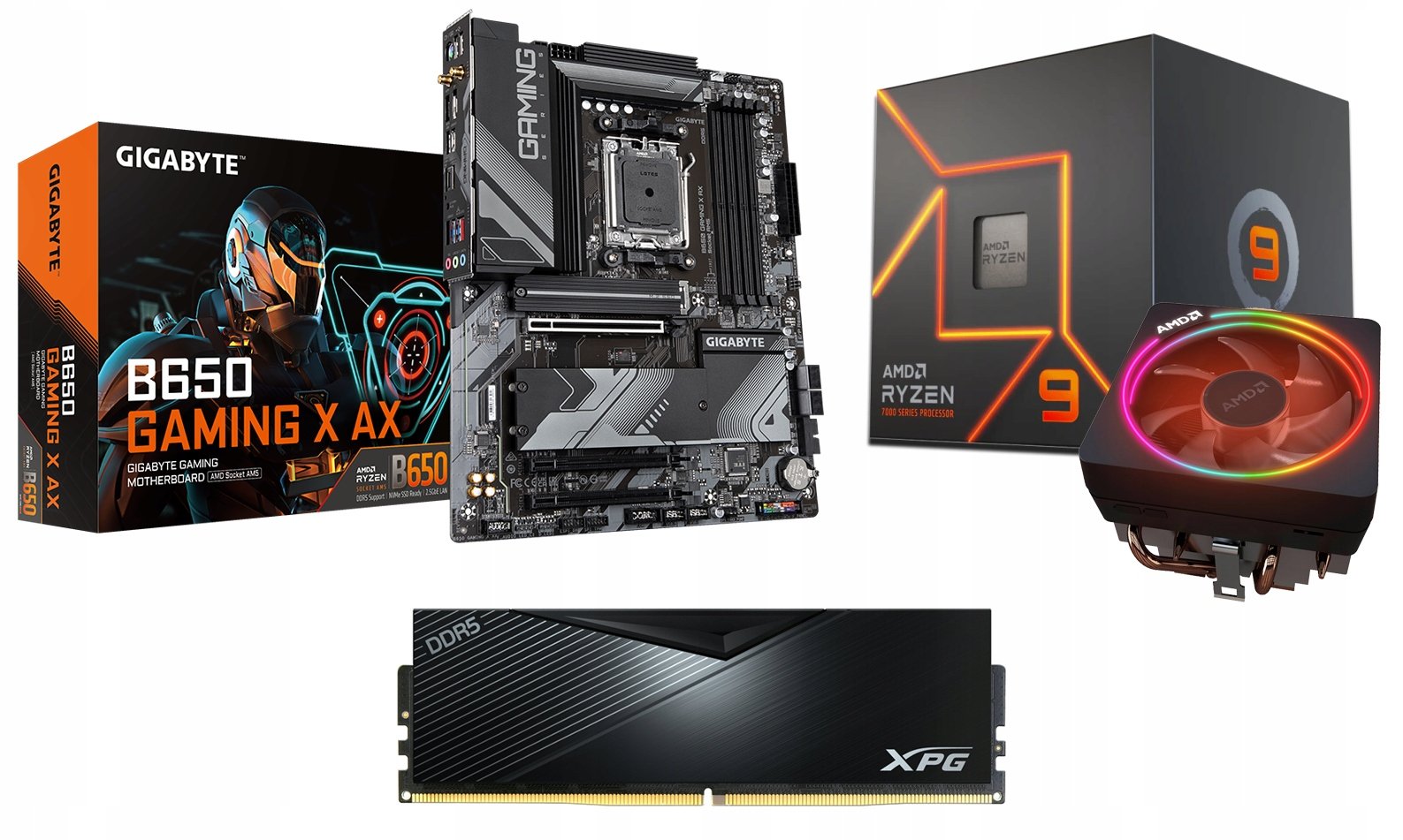 Sestava Amd Ryzen 9 7900 B650 Gaming X Ax 64GB 6000