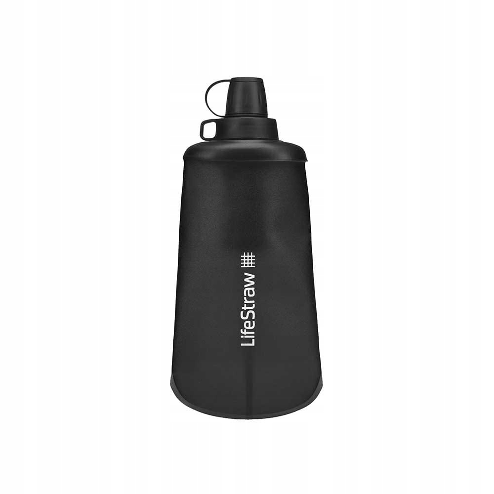 Měkká láhev (softflask) LifeStraw Peak Flex Squeeze 650 ml šedá