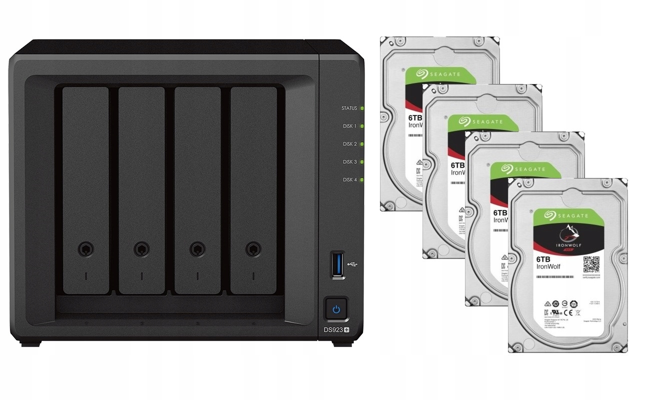 Synology DS923+ 32GB 4x 6TB Seagate
