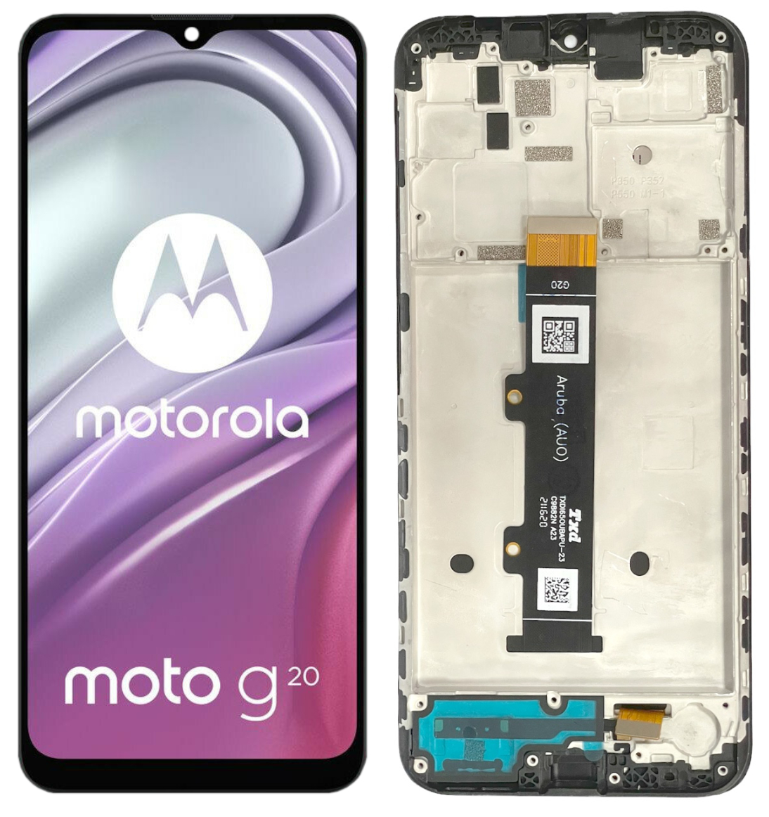 LCD Displej Pro Motorola G20 Rámeček