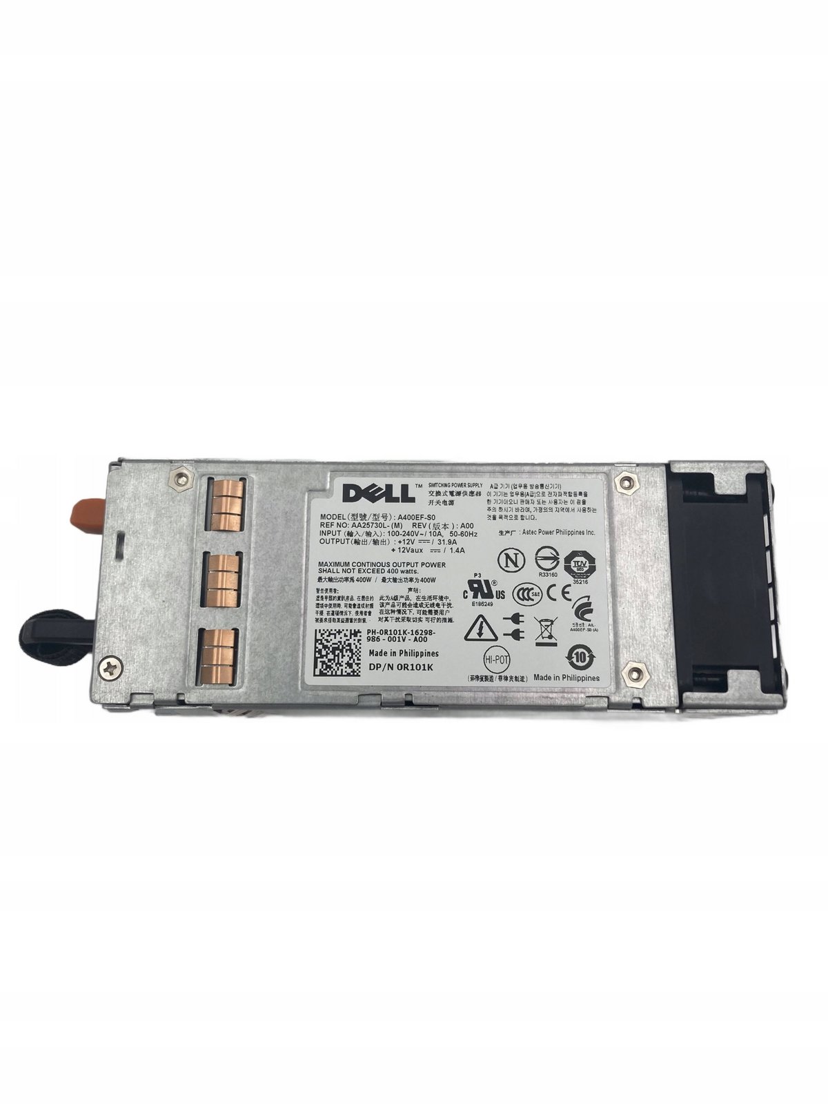 Nový Originální Napájecí Zdroj Dell R101K 400 Watt Poweredge T310