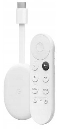 Google Chromecast 4.0 Hd Multimediální přehrávač s Google Tv Hdr dálkovým ovládáním