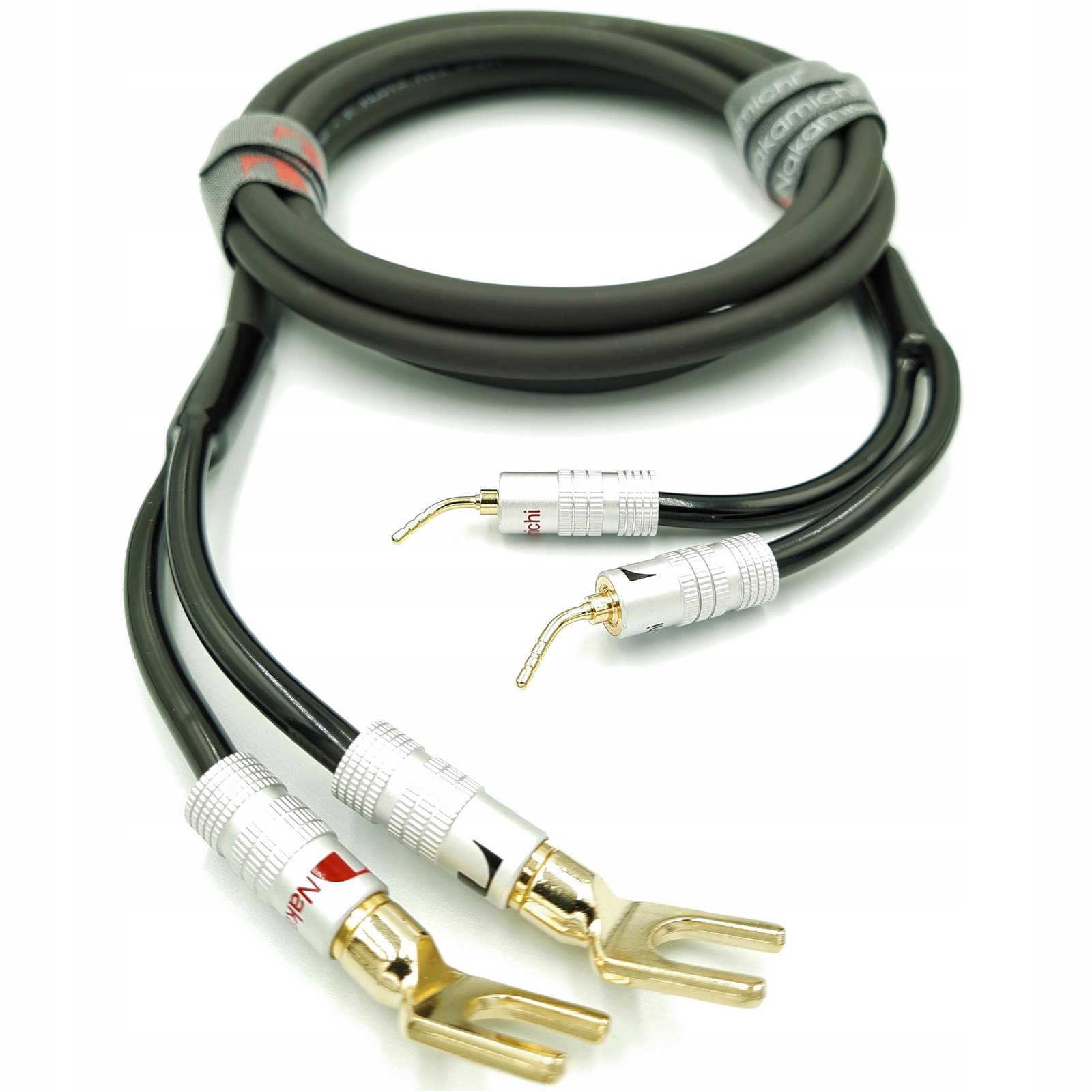 Nakamichi Reproduktorový kabel 2x2,5 jehla vidlice 8m