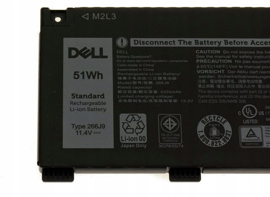 Nová Originální Dell Baterie G5 5500 G5 5505 Dodávka 2024