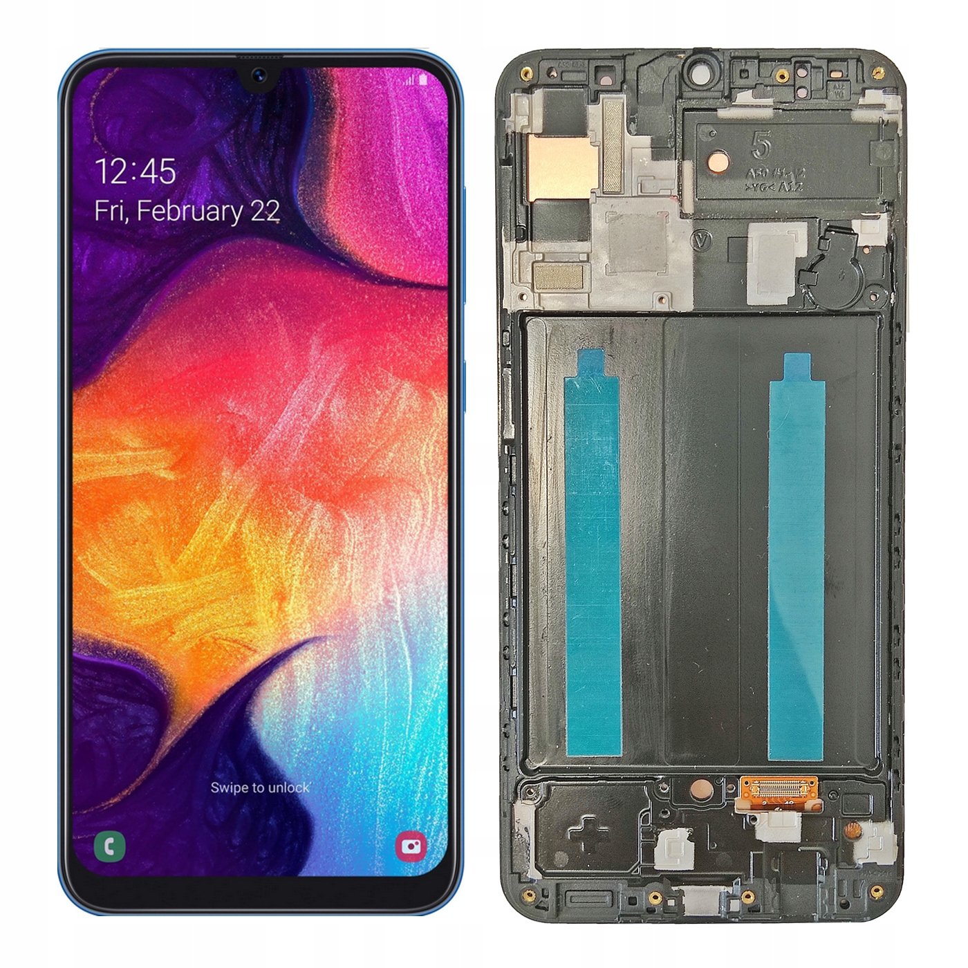 LCD Displej Pro Samsung A50 Oled Rámeček