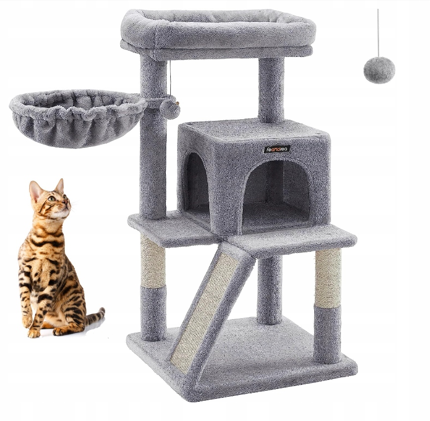 Škrabadlo Pro Kočky XL Pelíšek Jeskyně Houpací Síť Kočička Nejvyšší Kvalita
