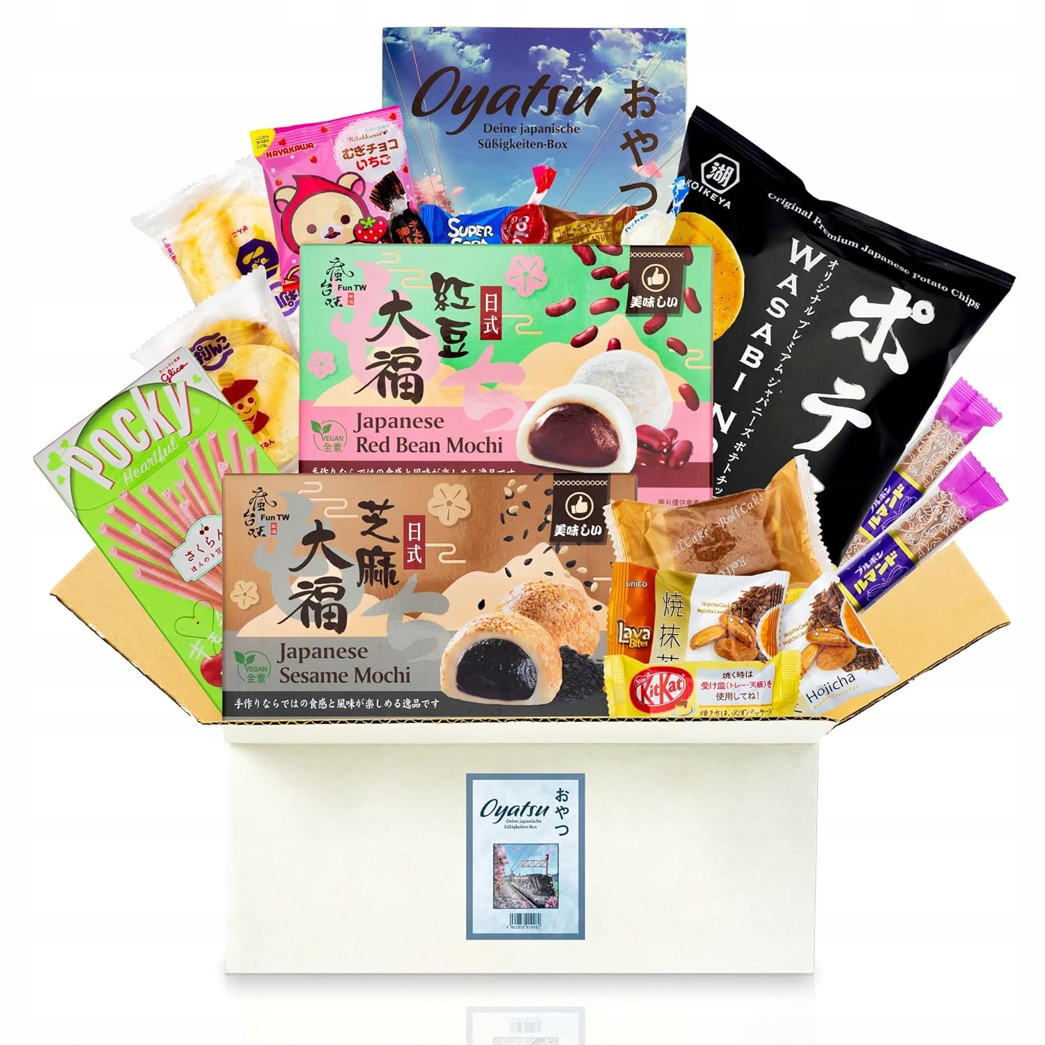 Oyatsu japonské sladkosti mix 24 japonského občerstvení a sladkostí