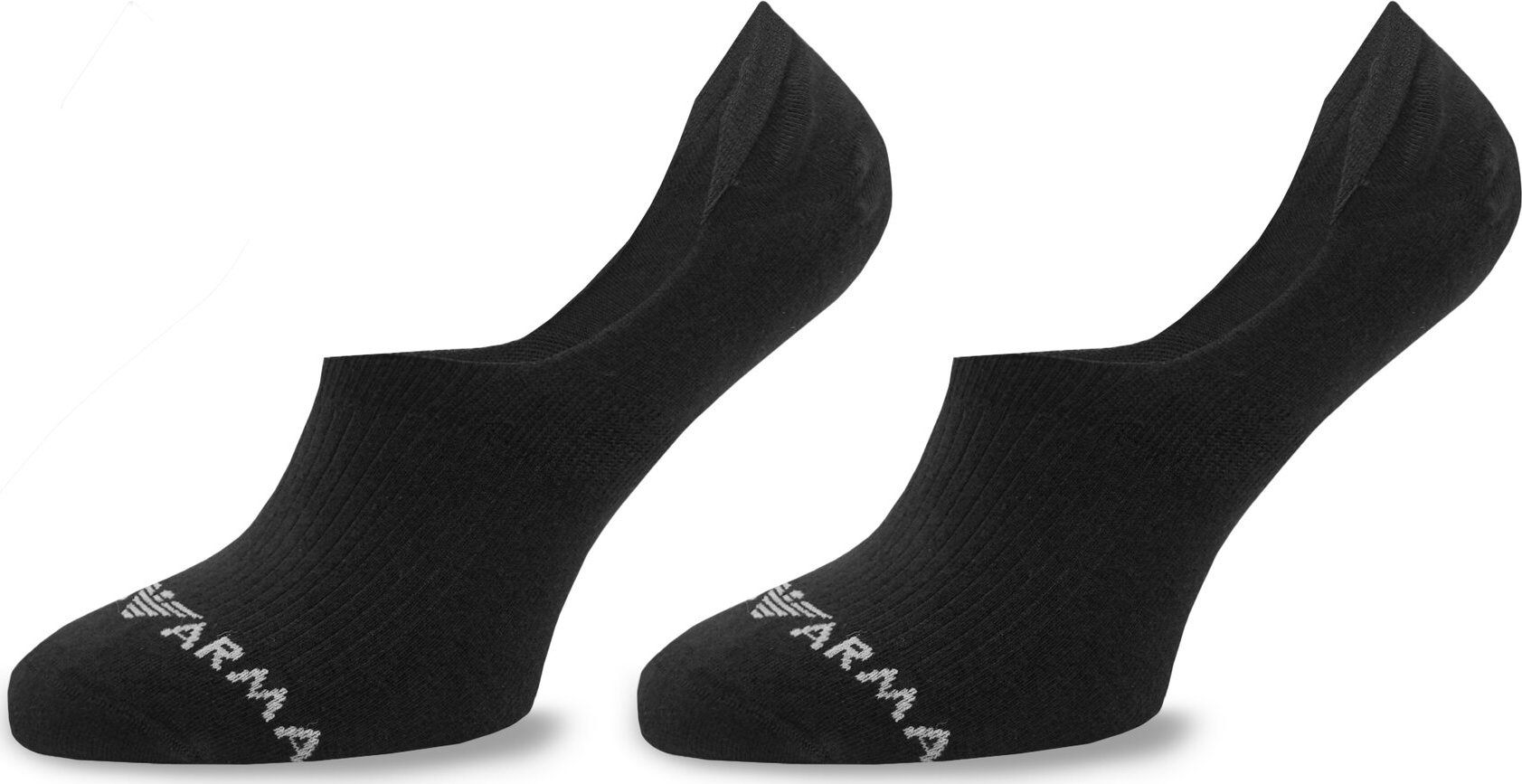 Sada 2 párů dámských ponožek Emporio Armani 292312 4R229 00020 Nero