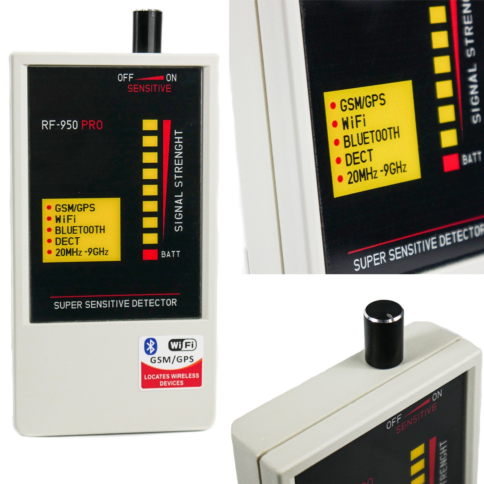 Detektor Odposlechů Gps Tel Gsm Wifi Dect