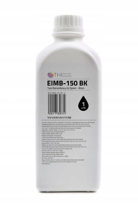 Láhev Black Epson 1L Inkoustová barva (Dye) Ink-mate EIMB150