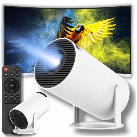 Mini Smart Projektor Projektor S Reproduktorem Android Tv Wifi Bluetooth