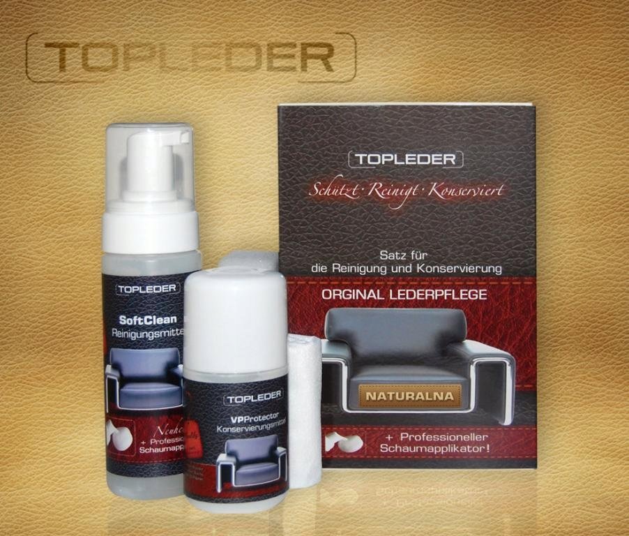 Sada Pro Údržbu Čištění Přírodní Kůže