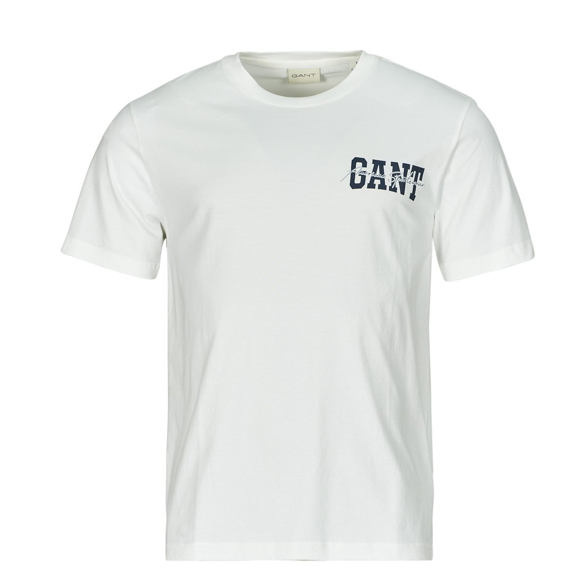 Gant  ARCH SCRIPT SS T-SHIRT  Bílá