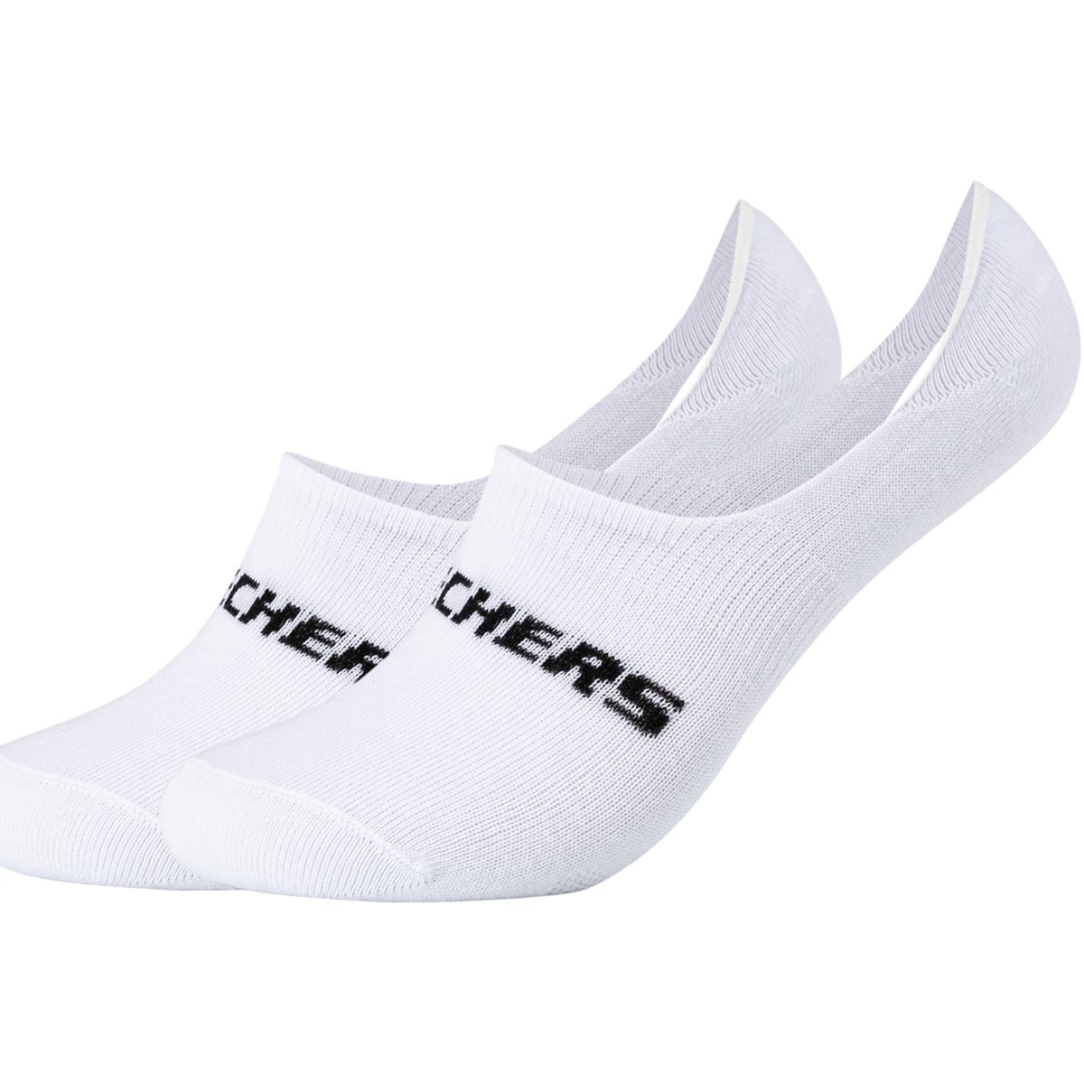 Skechers  2PPK Mesh Ventilation Footies Socks  Bílá