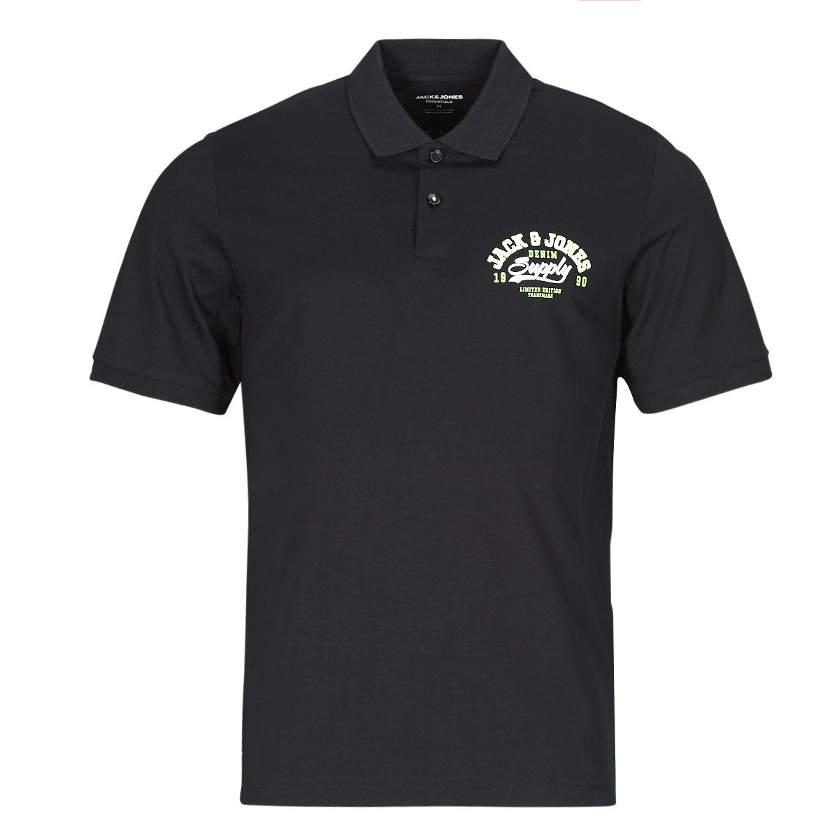 Jack & Jones  JJELOGO POLO SS 2 COL SS24 SN  Černá