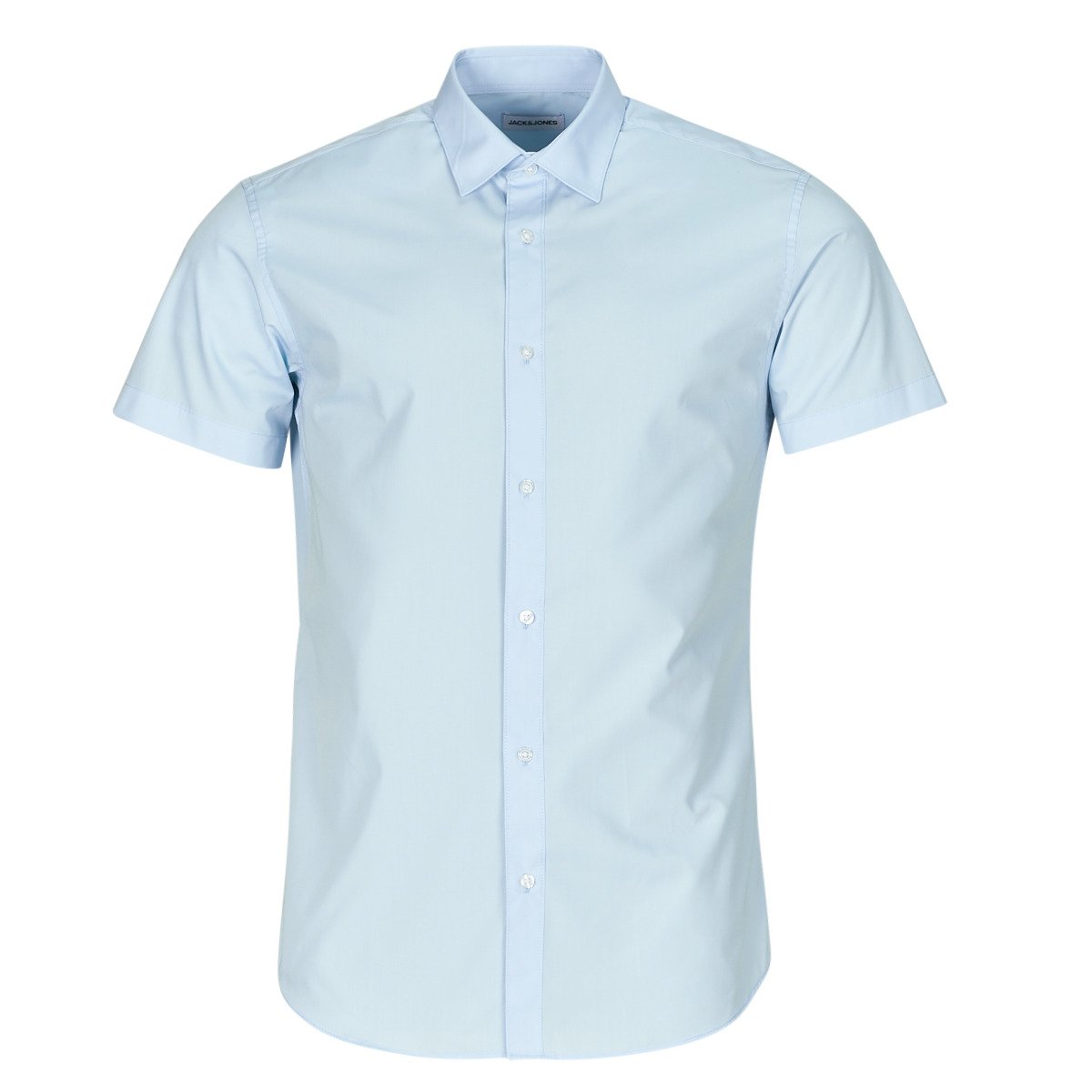 Jack & Jones  JJJOE SHIRT SS PLAIN  Modrá