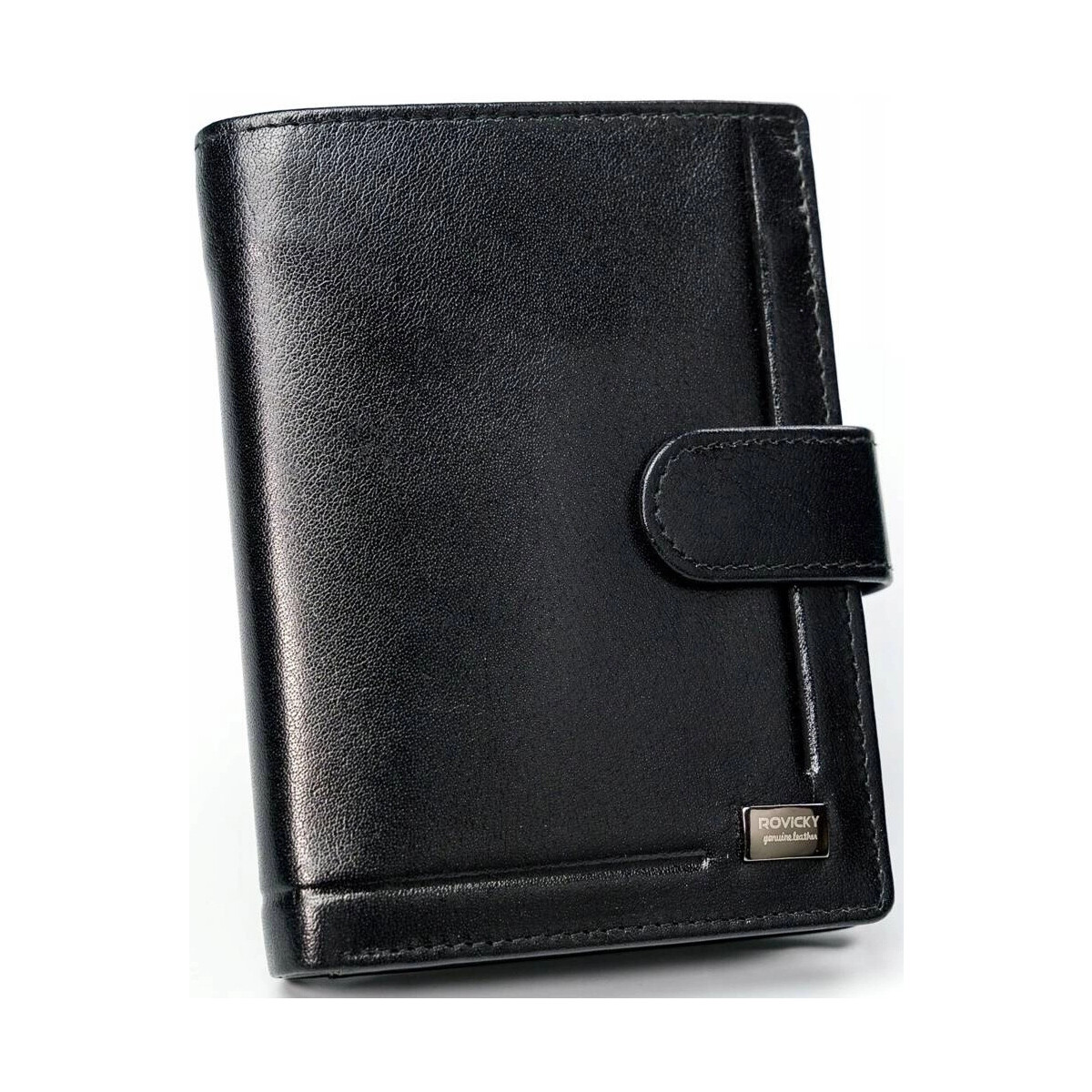 Rovicky  Pánská kožená peněženka Kohaku černá  Černá