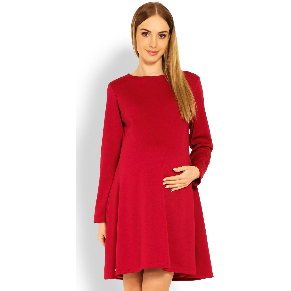 Peekaboo  Dámské těhotenské šaty Zhaz černo-žlutá  Červená