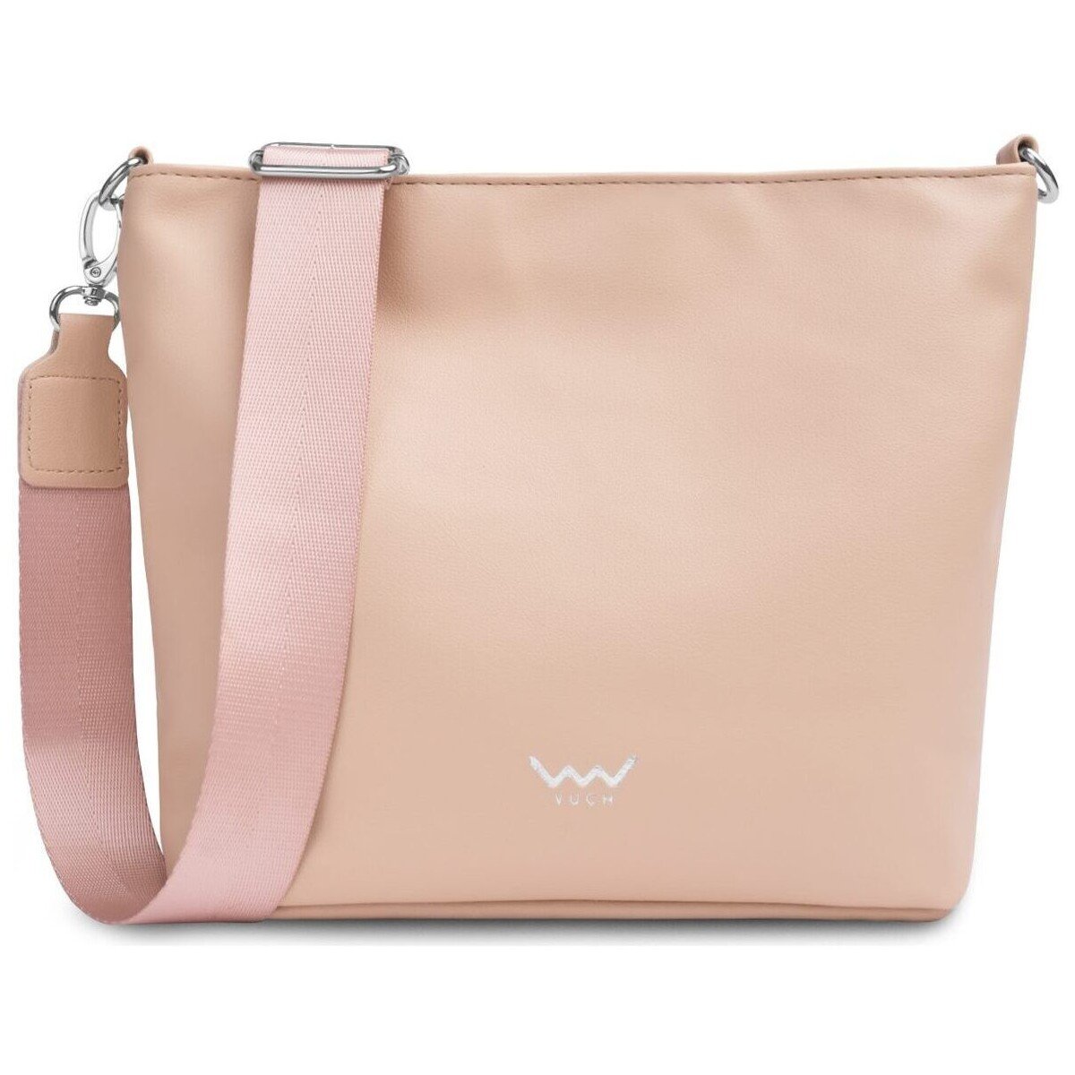 Vuch  Dámská crossbody kabelka Sabin Creme krémová  Růžová