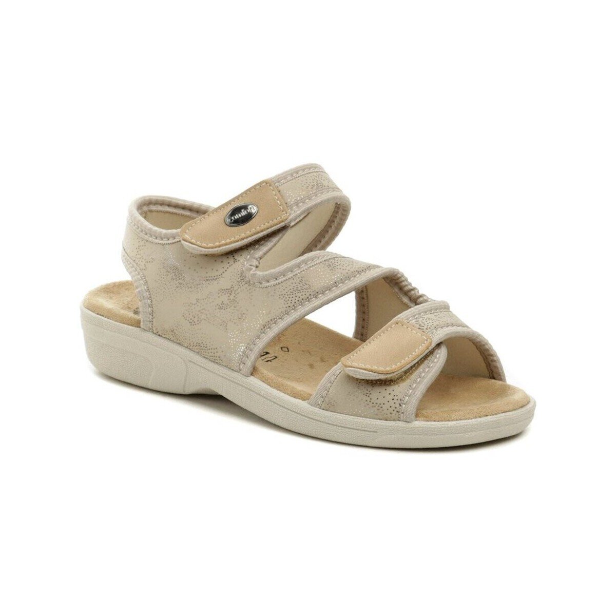 Medi Line  23152 béžové dámské zdravotní sandále  Béžová